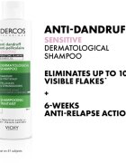 Vichy Dercos Anti-Dandruff Sensitive pomirjajoči šampon za občutljivo lasišče proti prhljaju 200 ml