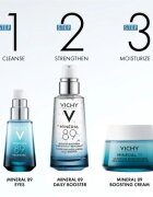 Vichy Minéral 89 krepilna poživitev za zapolnitev gub s hialuronsko kislino za predel okoli oči 15 ml