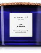 Vila Hermanos Apothecary Cobalt Blue Fig & Amber dišeča sveča 350 g