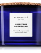 Vila Hermanos Apothecary Cobalt Blue Grapefruit & Citrus Lime dišeča sveča 350 g
