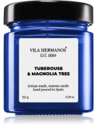 Vila Hermanos Apothecary Cobalt Blue Tuberose & Magnolia Tree dišeča sveča 150 g