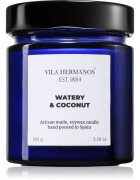 Vila Hermanos Apothecary Cobalt Blue Watery & Coconut dišeča sveča 150 g