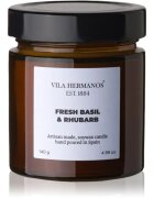 Vila Hermanos Apothecary Fresh Basil & Rhubarb dišeča sveča 140 g