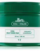 VT Cosmetics Cica Mild Toner Pad piling blazinice za obraz s pomirjajočim učinkom 60 kos