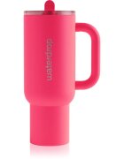 Waterdrop Explorer Tumbler lonček iz nerjavečega jekla s slamico (omejena izdaja) Neon Pink 1 kos
