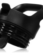 Waterdrop Straw Lid pokrovček Black 1 kos