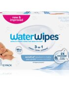 WaterWipes Baby Wipes 12 Pack otroški nežni vlažni robčki 12x60 kos