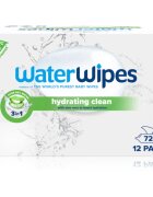 WaterWipes Hydrating Clean osvežilni vlažilni robčki 12x60 kos
