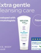 Weleda Baby Derma balzam za umivanje za pomirjanje lasišča 200 ml