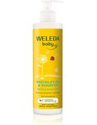 Weleda Baby šampon in gel za umivanje 2v1 za otroke Calendula officinalis 400 ml