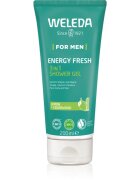 Weleda Energy Fresh 3in1 čistilni gel 3 v 1 za lase in telo za moške 200 ml