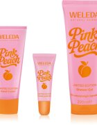 Weleda Pink Peach set za prehrano in hidracijo