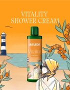 Weleda Vitality spodbujajoča krema za prhanje Sea ​​buckthorn Grapefruit and Mandarin 400 ml
