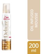 Wella Deluxe Silky Smooth penasti utrjevalec za lase s hranilnim učinkom 200 ml