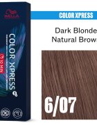 Wella Professionals Color Xpress barva za lase odtenek Dark Blonde Natural Brown 6/07 60 ml