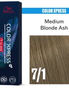 Wella Professionals Color Xpress barva za lase odtenek Medium Blonde Ash 7/1 60 ml