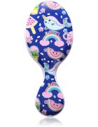 Wet Brush Mini Detangler Happy Hair Fantasy krtača za lase potovalna 1 kos