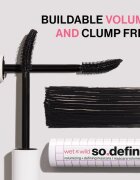 Wet n Wild MegaVolume So Defined Maskaro za volumen in definicijo trepalnic odtenek Black 10 ml