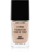 Wet n Wild PhotoFocus lahki vlažilni tekoči puder za osvetlitev kože odtenek Soft Ivory 28 ml