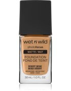 Wet n Wild PhotoFocus matirajoči fluidni tekoči puder odtenek Desert Beige 30 ml