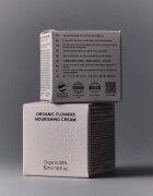 WHAMISA Organic Flowers Nourishing Cream hranilna krema za obraz z učinkom liftinga in učvrstitve 50 ml