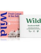 Wild Fresh Cotton & Sea Salt trdi deodorant nadomestno polnilo 40 g