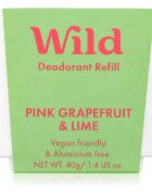Wild Pink Grapefruit & Lime trdi deodorant nadomestno polnilo 40 g