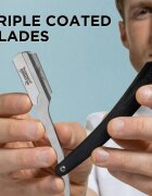 Wilkinson Sword Barber's Style Straight Edge klasična britvica za britje + nadomestne britvice