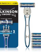 Wilkinson Sword Essentials 3 Hybrid brivnik + nadomestne glave 4 kos
