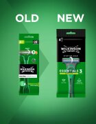 Wilkinson Sword Essentials 3 Sensitive brivniki za enkratno uporabo 4 kos