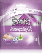 Wilkinson Sword Everyday 2 brivniki za enkratno uporabo za ženske 5 kos