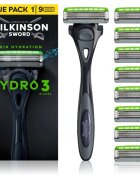 Wilkinson Sword Hydro3 brivnik + nadomestne glave 8 ks