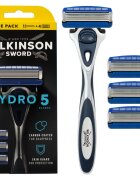 Wilkinson Sword Hydro5 brivnik + nadomestne glave 4 kos