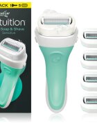 Wilkinson Sword Intuition 2in1 Soap & Shave Sensitive brivnik + nadomestna glava