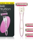 Wilkinson Sword Intuition Flow ženski brivnik + nadomestne britvice 4 kos