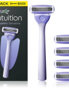 Wilkinson Sword Intuition Quattro Sensitive brivnik + nadomestne britvice