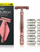 Wilkinson Sword Intuition Rose Gold brivnik + nadomestne britvice 9 ks