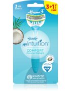 Wilkinson Sword My Intuition Xtreme 3 brivniki za enkratno uporabo Comfort Coconut Delight 4 kos