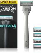 Wilkinson Sword Quattro brivnik + nadomestne britvice