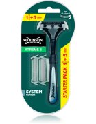 Wilkinson Sword Xtreme 3 Hybrid brivnik + nadomestne glave 5 kos