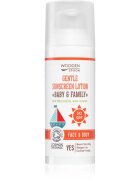 WoodenSpoon Baby & Family zaščitno mleko za sončenje za celo družino SPF 50 50 ml