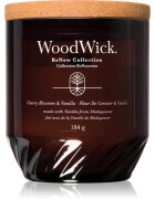 Woodwick Cherry Blossom & Vanilla dišeča sveča z lesenim stenjem 184 g