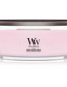 Woodwick Cherry Blossom & Vanilla dišeča sveča z lesenim stenjem 453.6 g