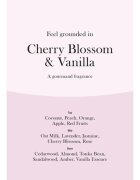 Woodwick Cherry Blossom & Vanilla dišeča sveča z lesenim stenjem 85 g