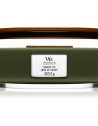 Woodwick Frasier Fir dišeča sveča z lesenim stenjem (hearthwick) 453.6 g