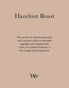 Woodwick Hazelnut Roast dišeča sveča z lesenim stenjem 275 g