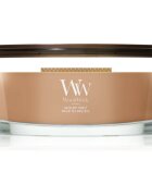Woodwick Hazelnut Roast dišeča sveča z lesenim stenjem 453.6 g