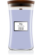Woodwick Hypnoflora dišeča sveča z lesenim stenjem 610 g
