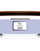 Woodwick Hypnoflora dišeča sveča z lesenim stenjem (hearthwick) 453 g