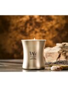 Woodwick Precious Metals Cypress Ore dišeča sveča 275 g